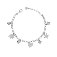 Bracciale Rue des Mille Donna in Argento BR-RL CAM MIC AMO RH - BR-RL CAM MIC AMO RH